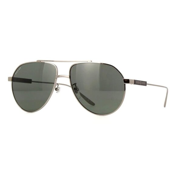 NWT GUCCI SUNGLASSES UNISEX RUTHENIUM/GRAY EYEWEAR GUCCI display picture 3